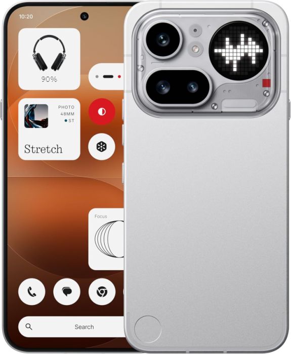 Nothing Phone (4a) Pro Cell Phone 2026 New, Unlocked Android 16 Smartphone, Triple-Lens Camera, AI Photo Edits, 6.83" 144Hz AMOLED Display, 5080mAh Battery, Dual-SIM Glyph Matrix (Sliver, 12+256GB) | Phone